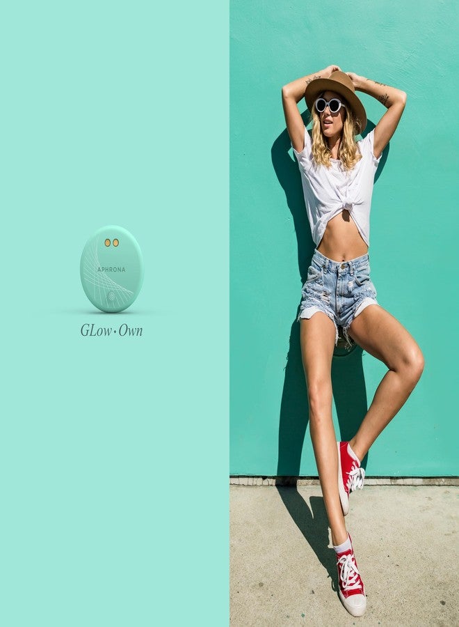 Aphrona LED skin light therapy Face mini patch| LED skin care Red and Blue Light therapy Patch| Led Skin Care Hydrocolloid Patch| Rechargeable eye patch led mini face patch - Image 3